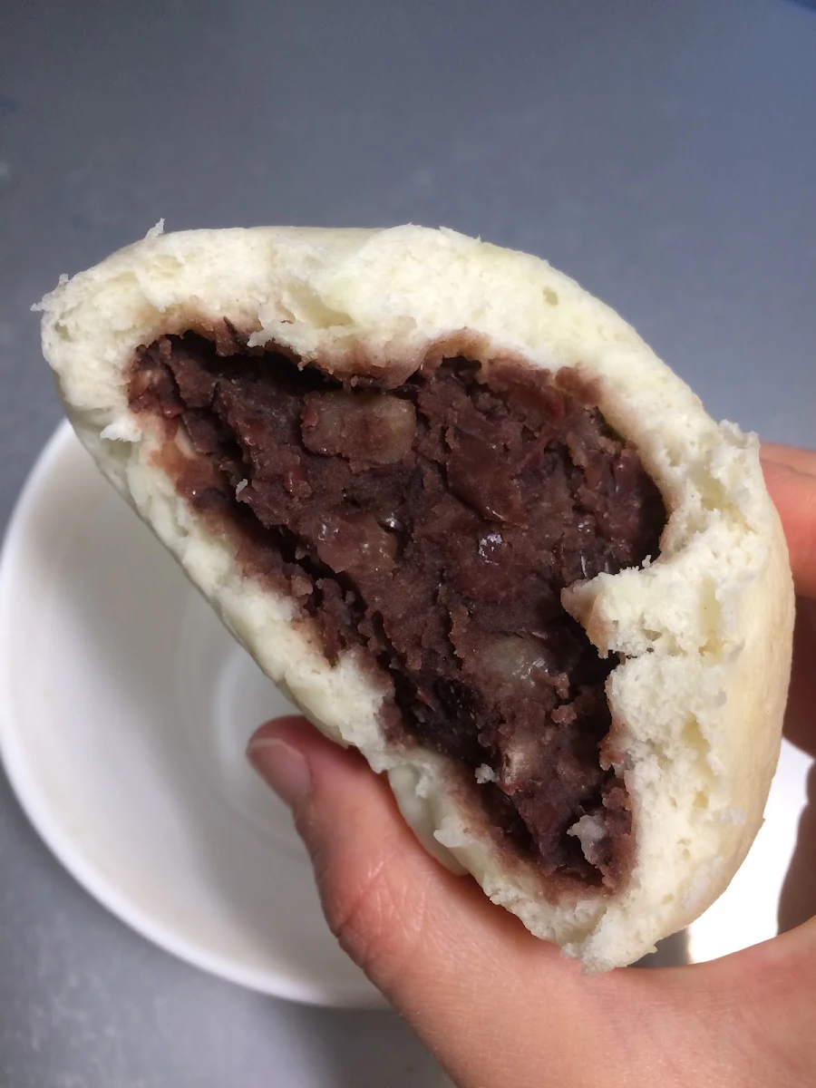 Sweet Red Bean Steamed Buns 6pcs