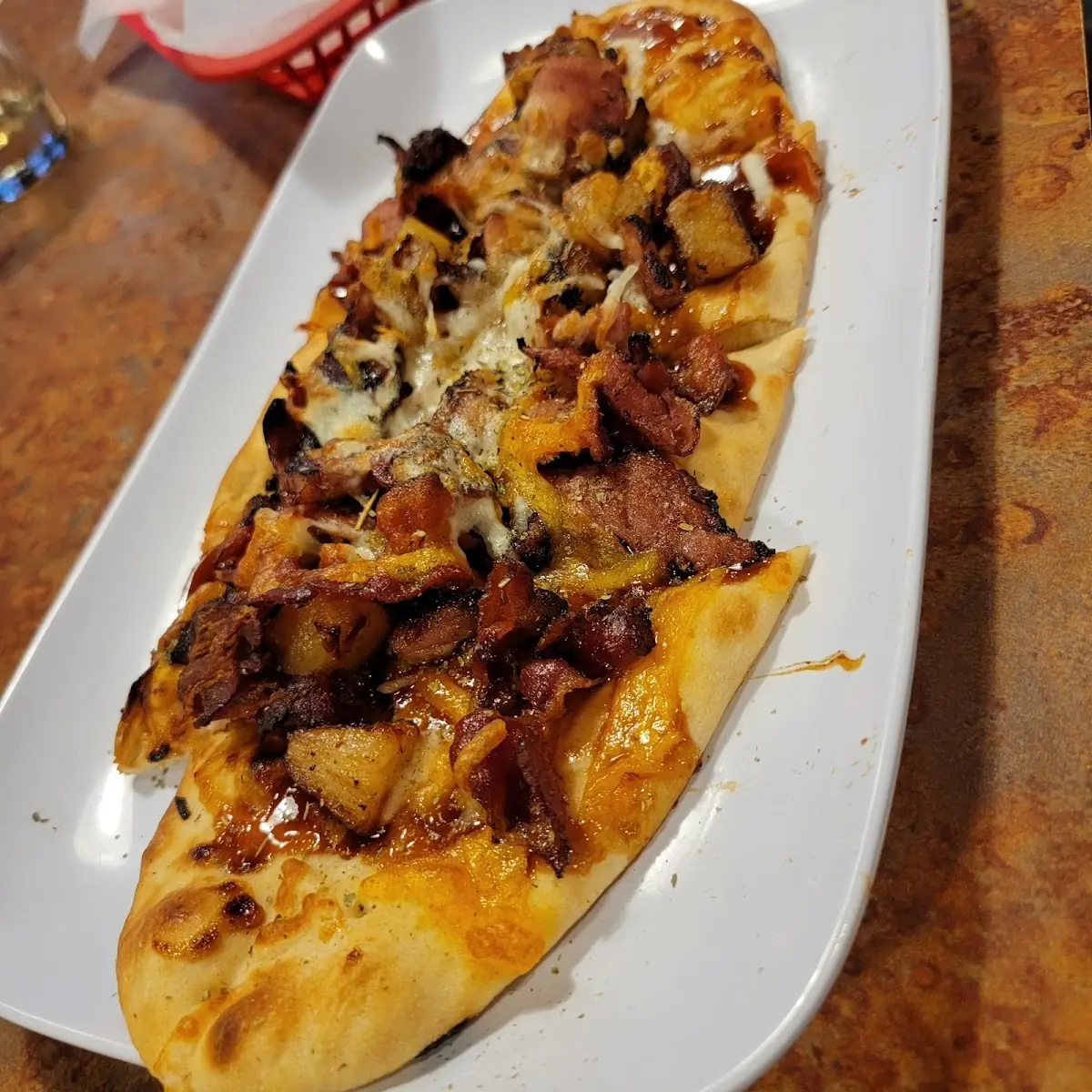 Pulled Pork Flat Bread