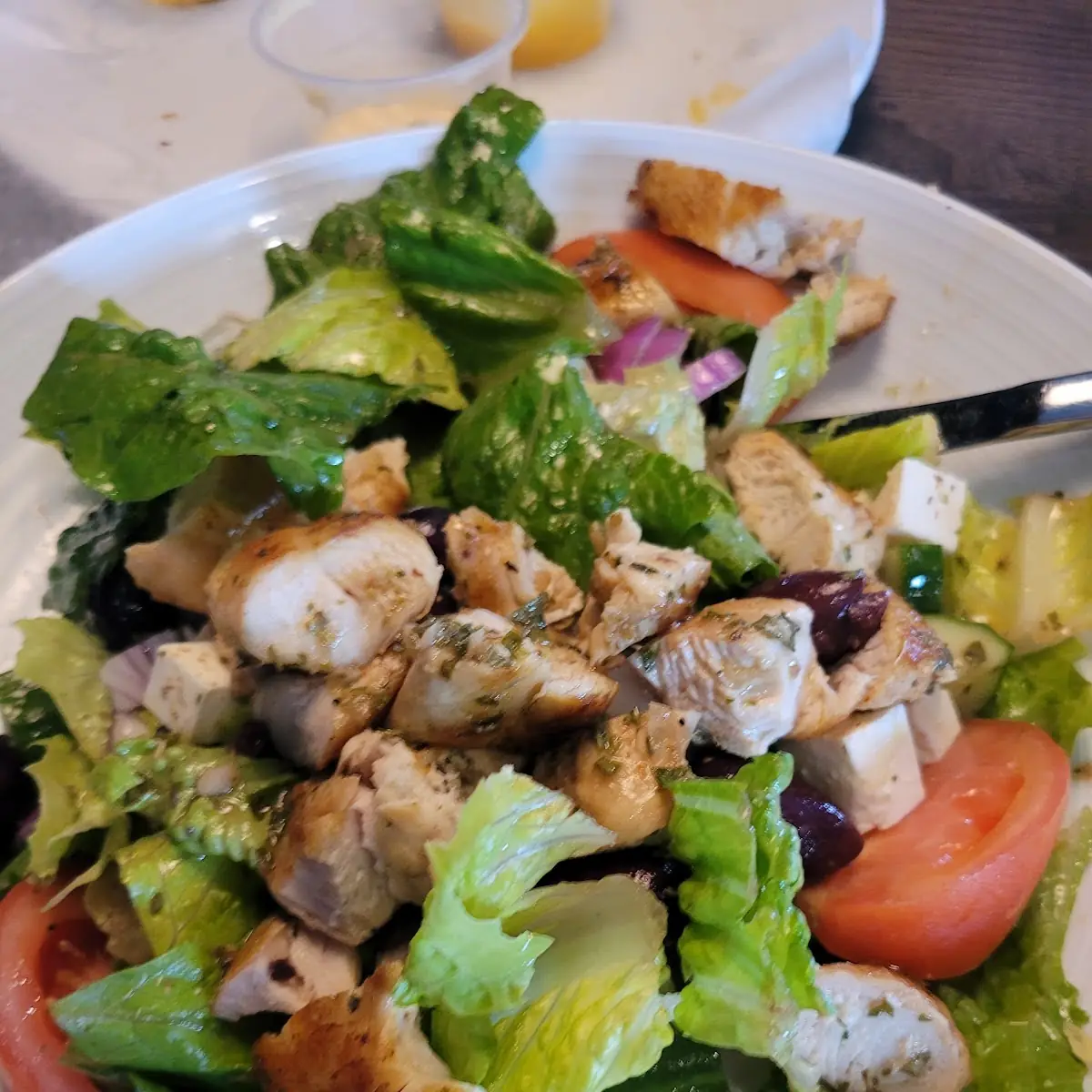 Greek Salad with Chicken