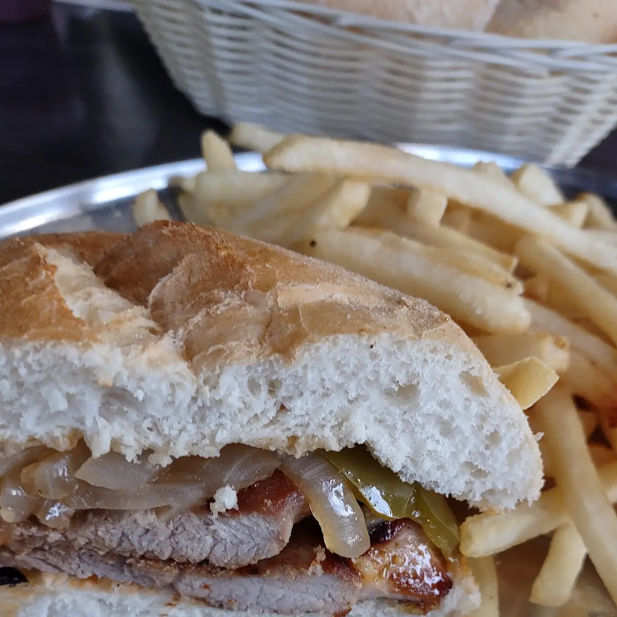 Pork Sandwich & Fries