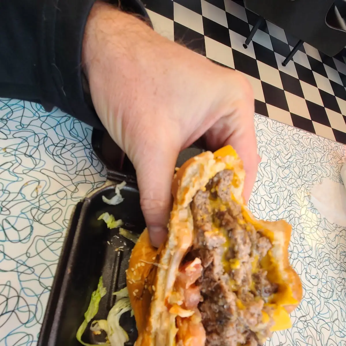 Triple Cheeseburger Deluxe