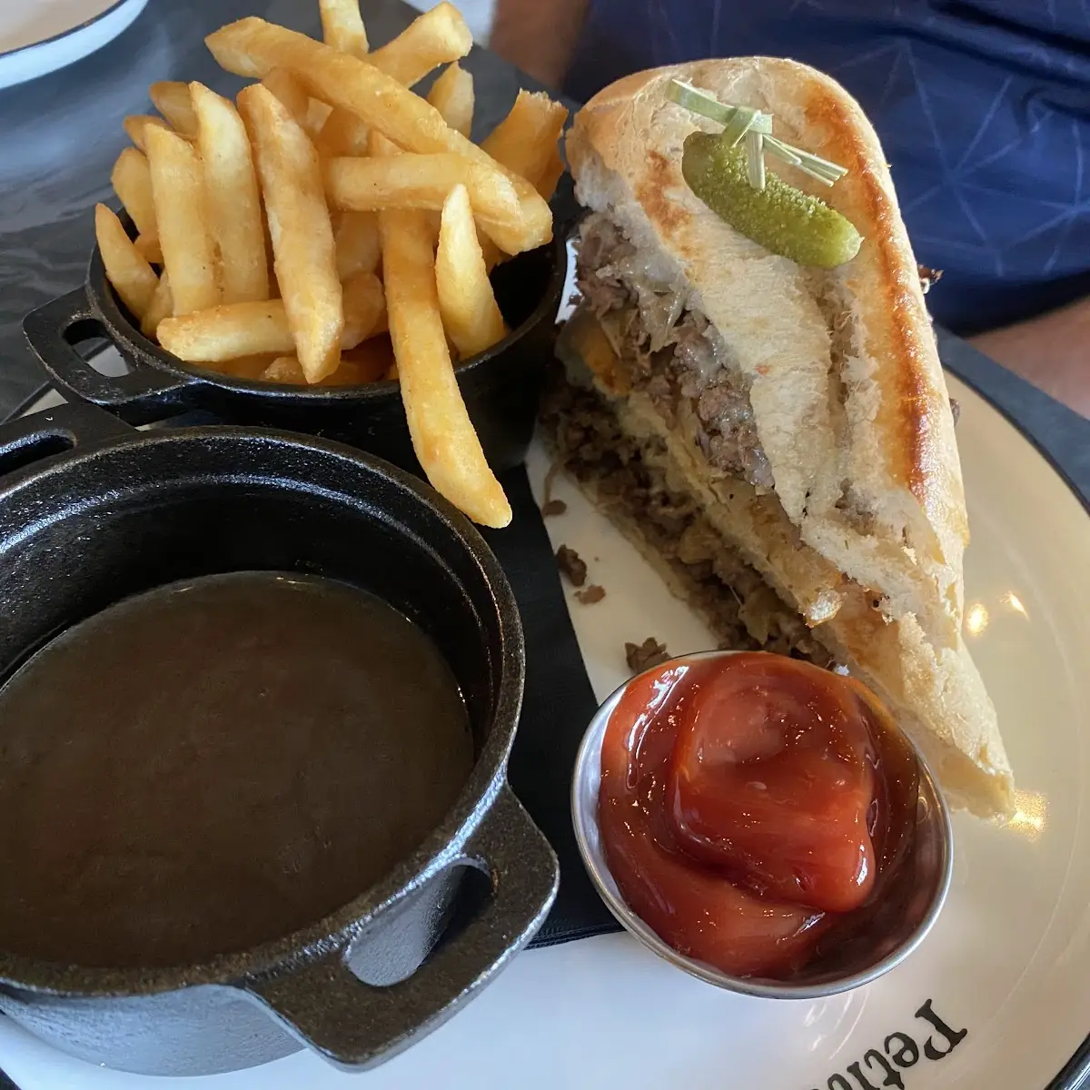 French Dip with Fries