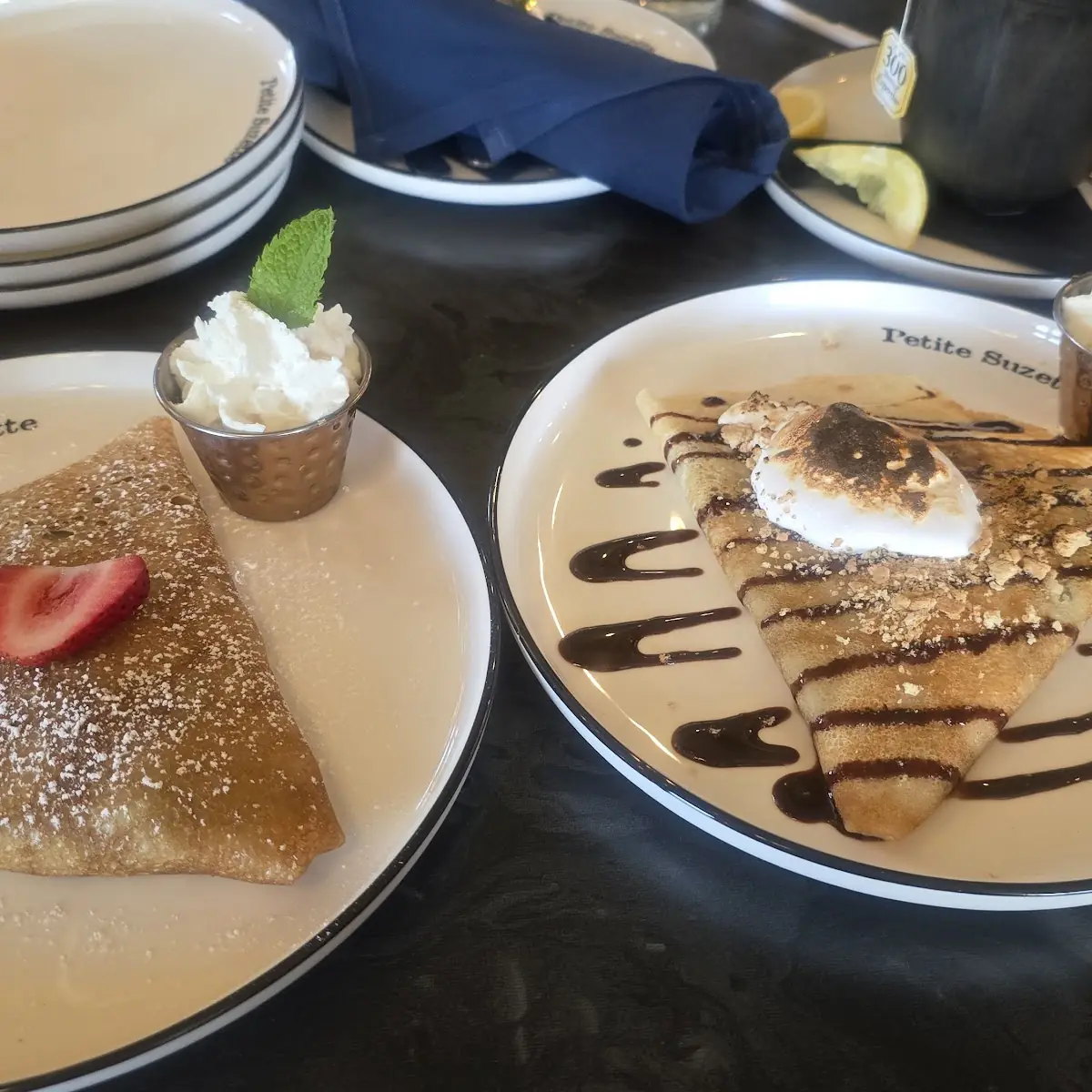 Poached Pear Crepe