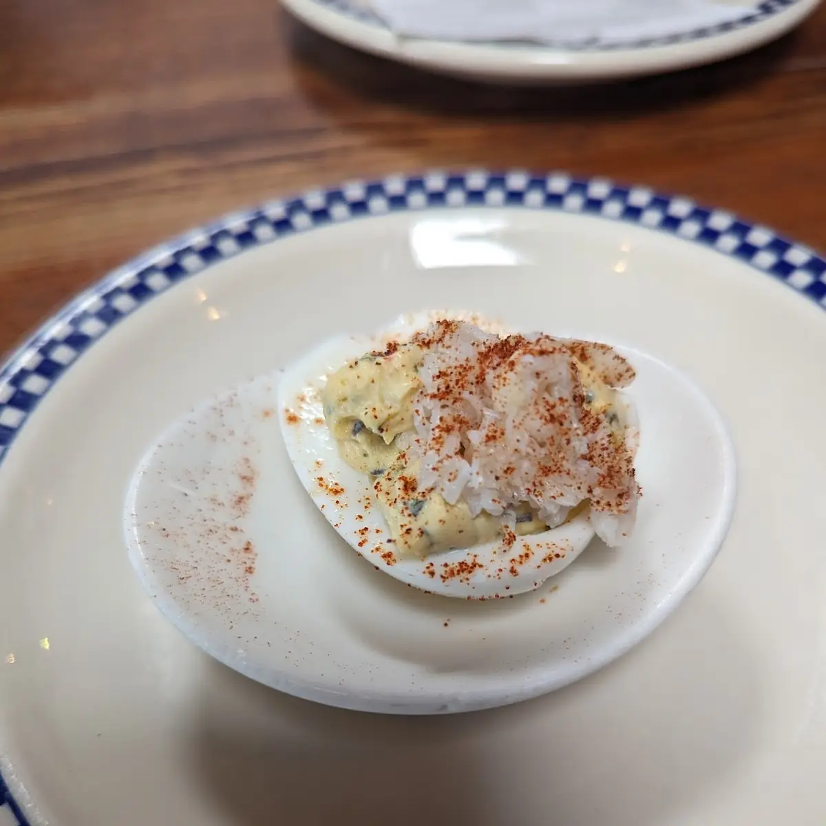 Dungeness Crabby Deviled Egg