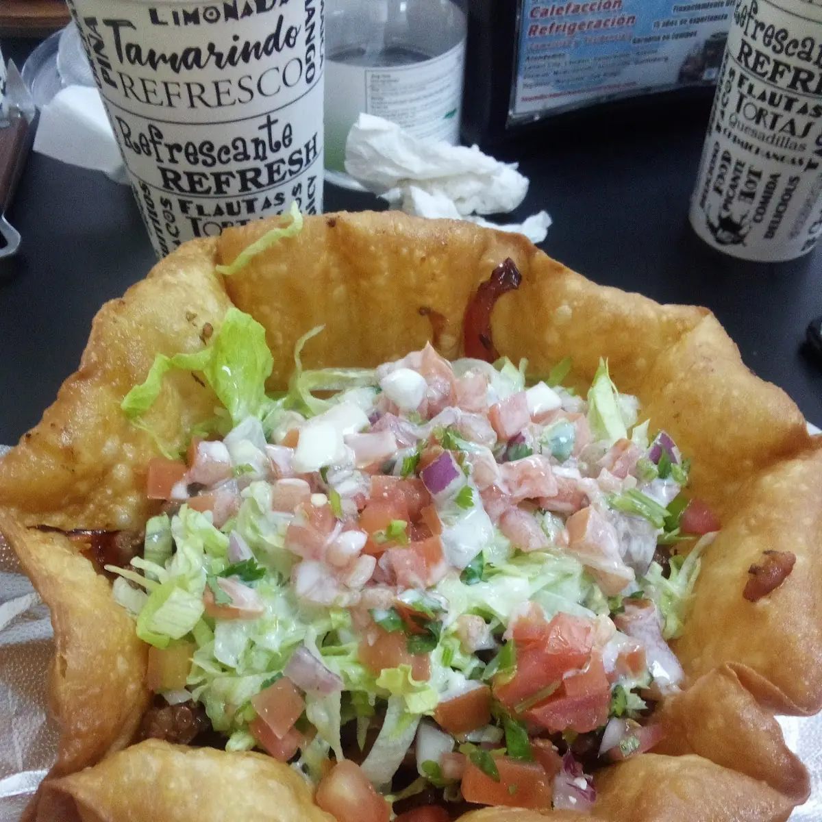 Steak Taco Salad