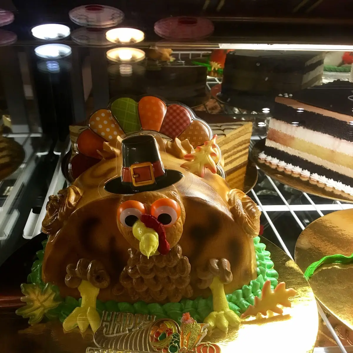 Turkey Shaped Cake
