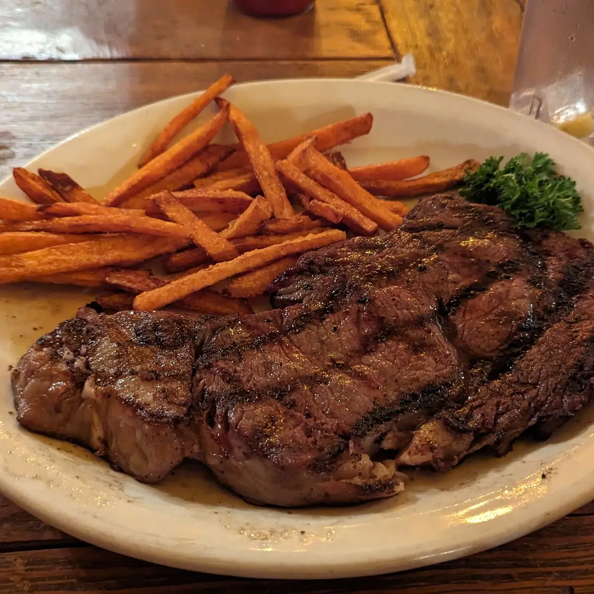 Ribeye Steak with Sweet Potato