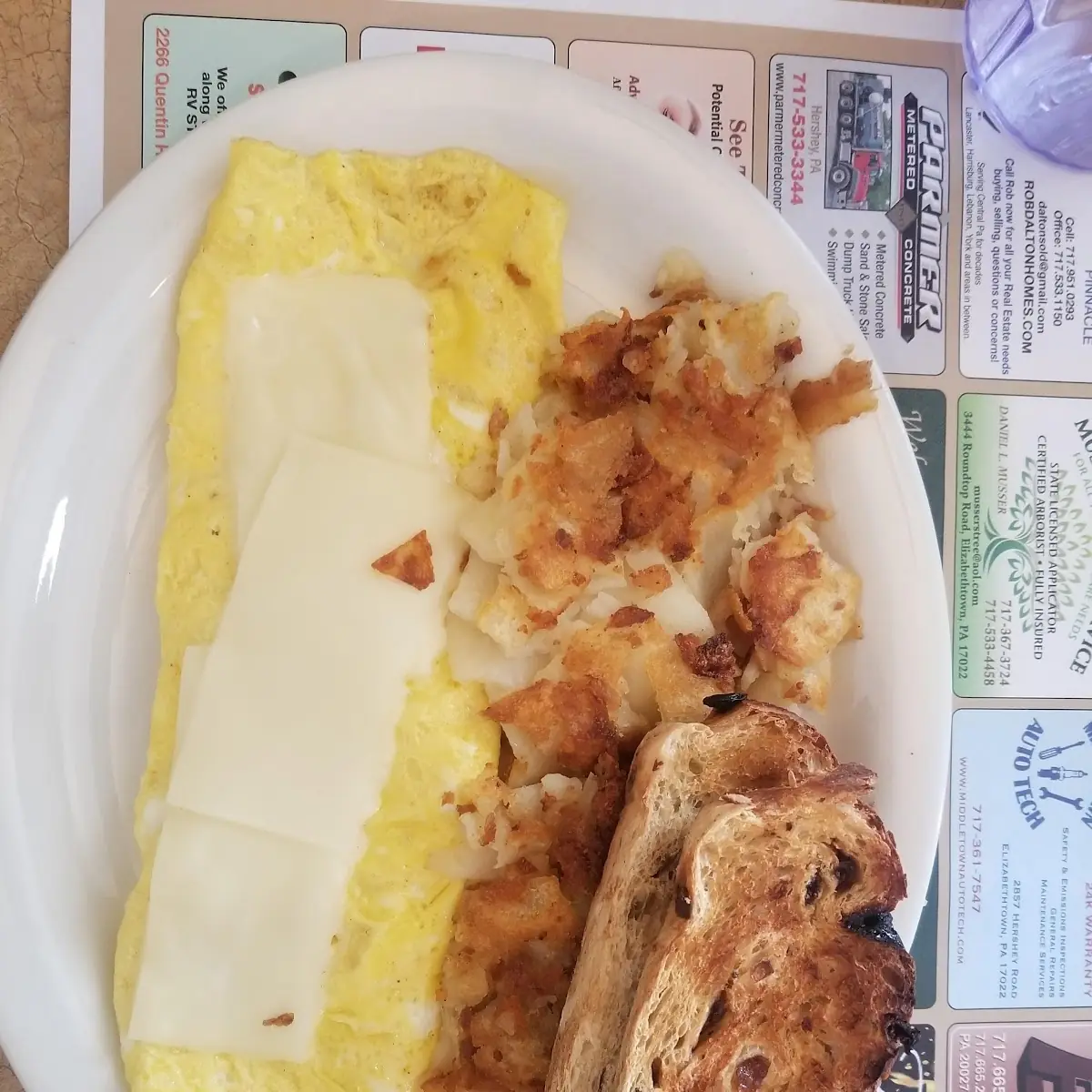 American Cheese Omelette