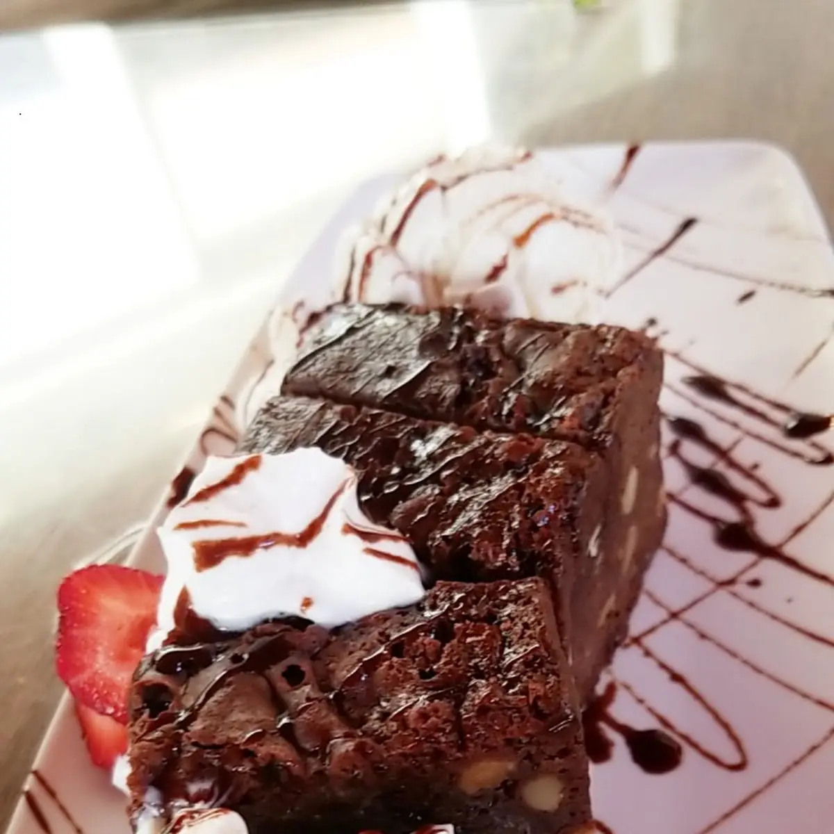 Chocolate Brownie Sundae