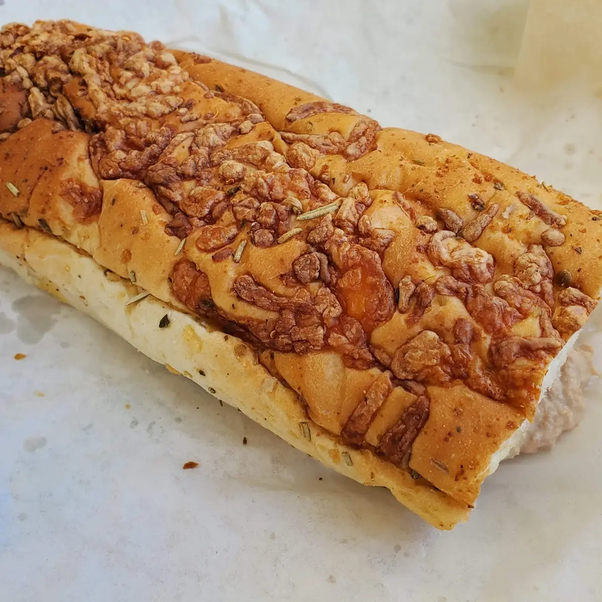 Tuna on a Italian Herb and Cheese Bread