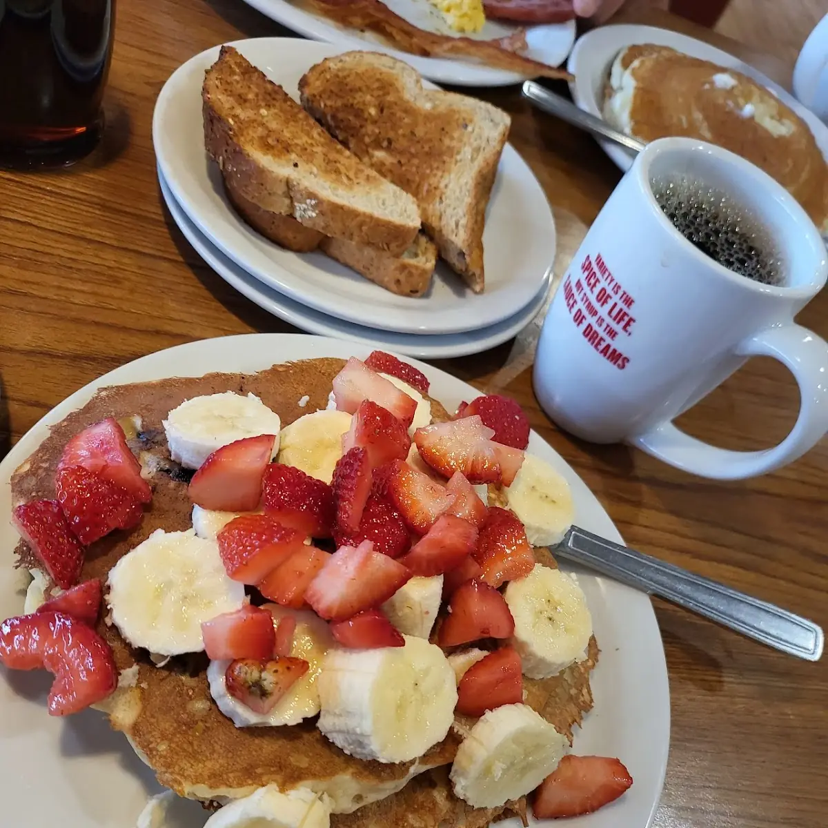 Strawberry Banana Pancakes