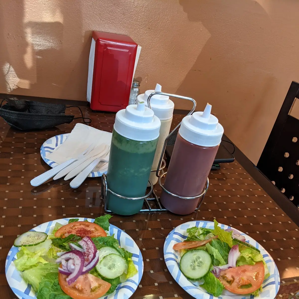 Salad and Dressing