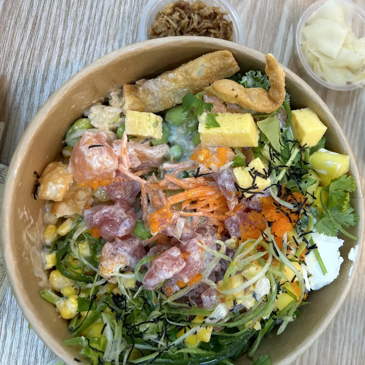 Tuna and Salmon Poke Bowl