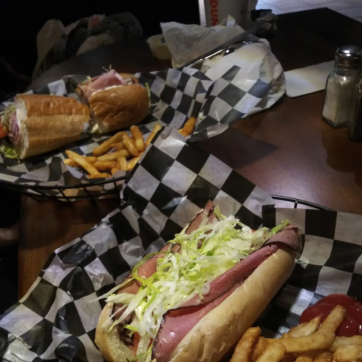 Roast Beef and Italian Sub