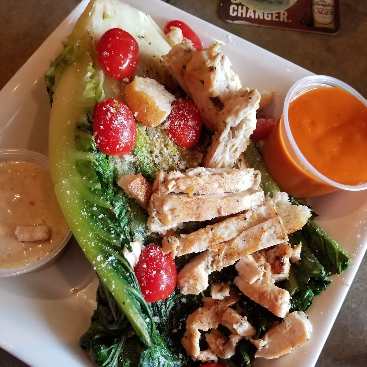Grilled Chicken Caesar Salad