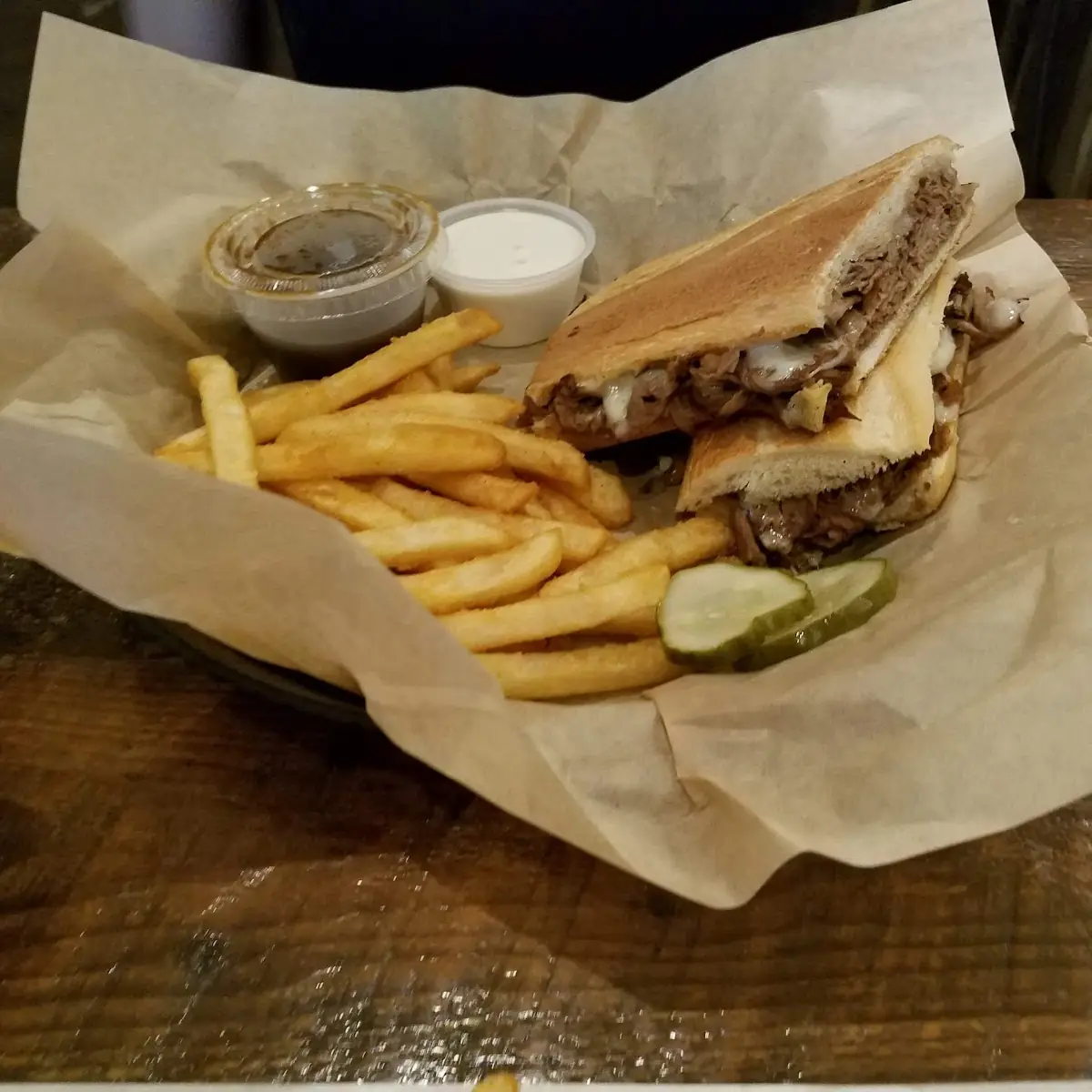 Pressed Steak Sandwich