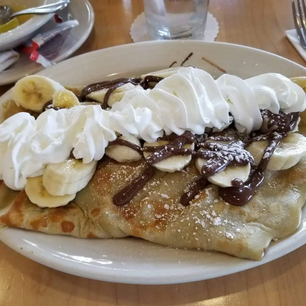 Banana Nutella Crepes
