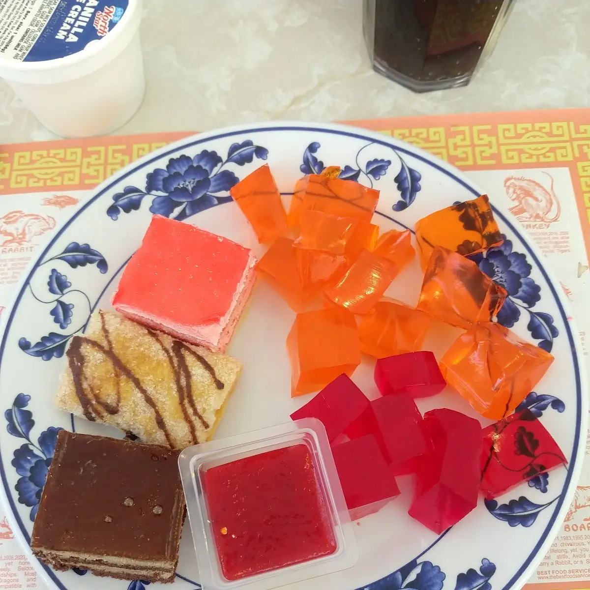 Orange Flavor Bean Curd