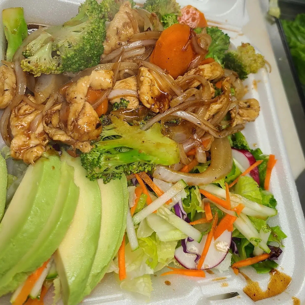 Lo Mein with Chicken Salad