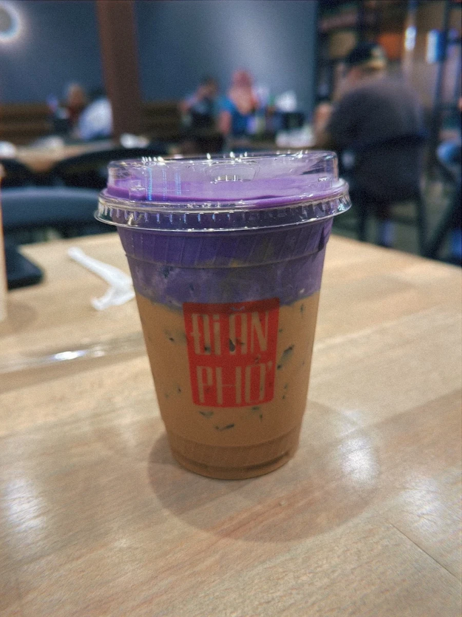 Ube Vietnamese Iced Coffee