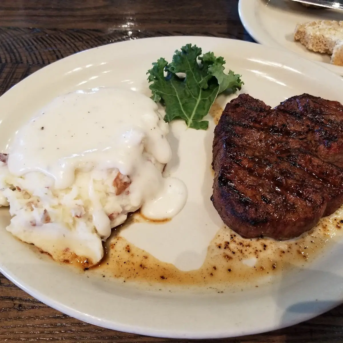 Filet and Mashed Potatoes