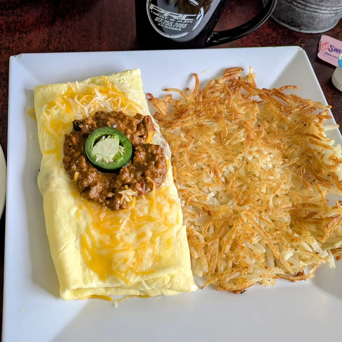 Chili Cheese Omelette