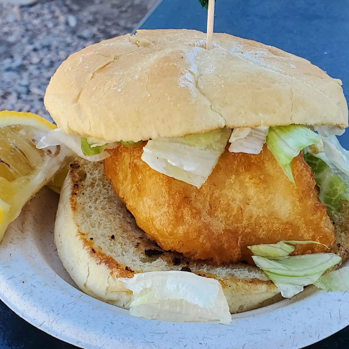 Fresh Cod Fish Sandwich