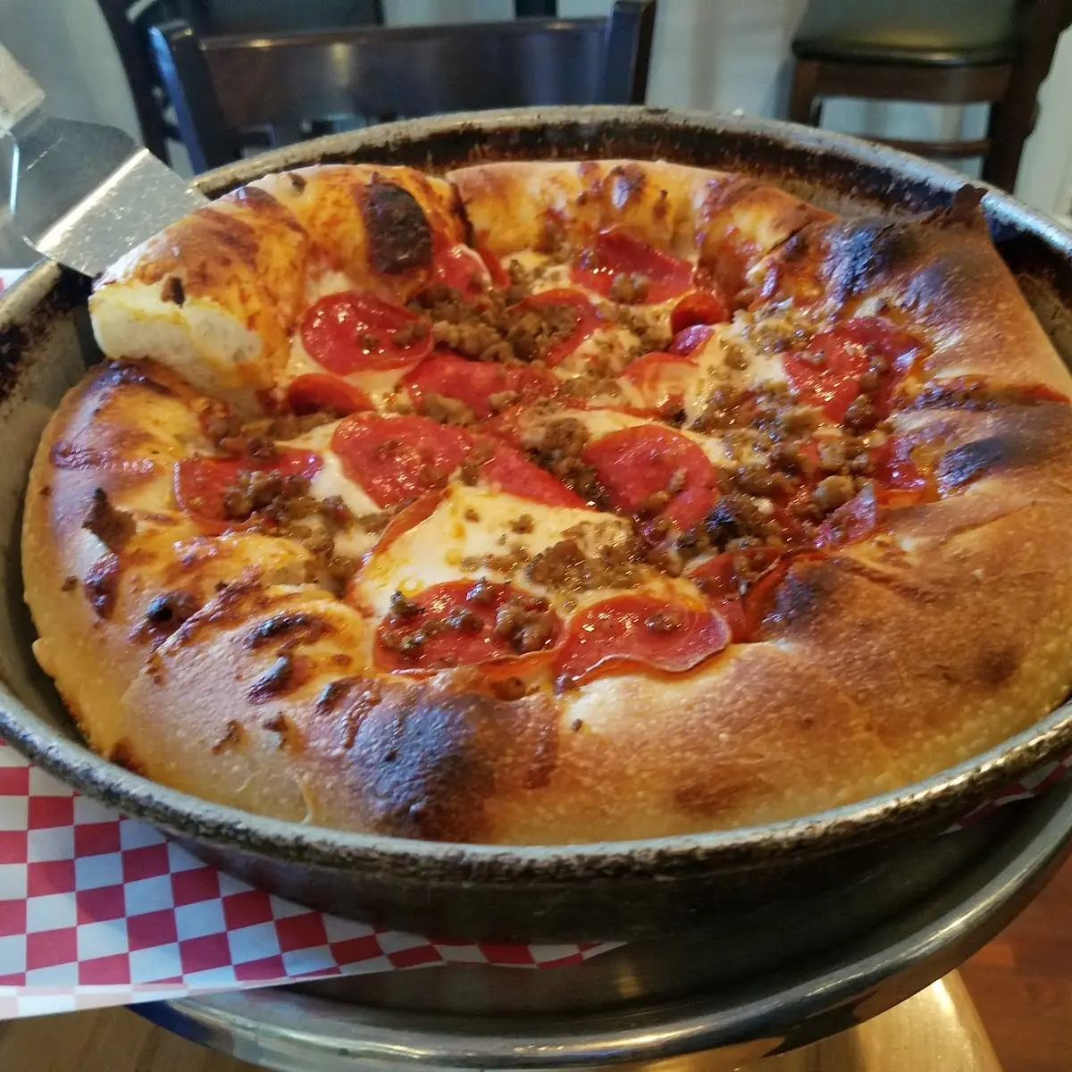 Barack My World Pan Pizza
