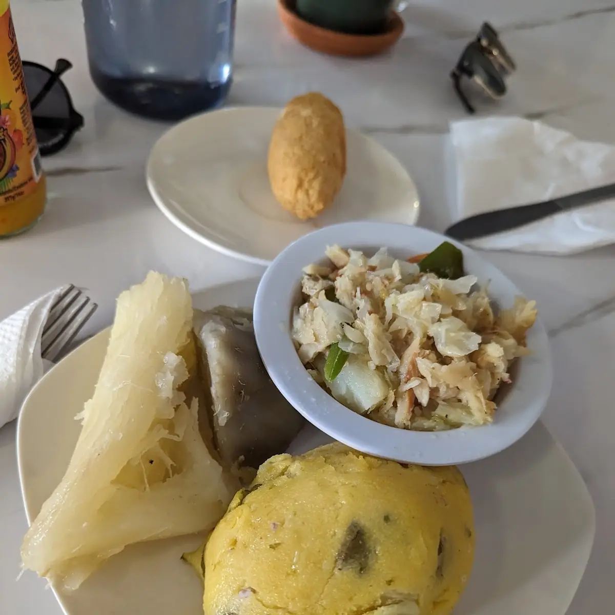 Fungi Salt Fish and Provision