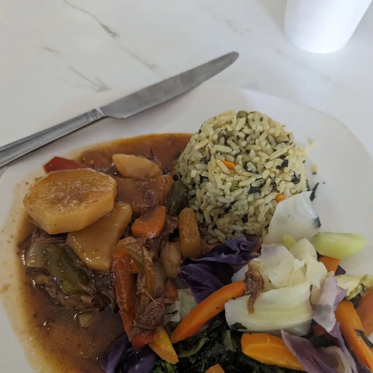 Pot Roast with Spanish Rice