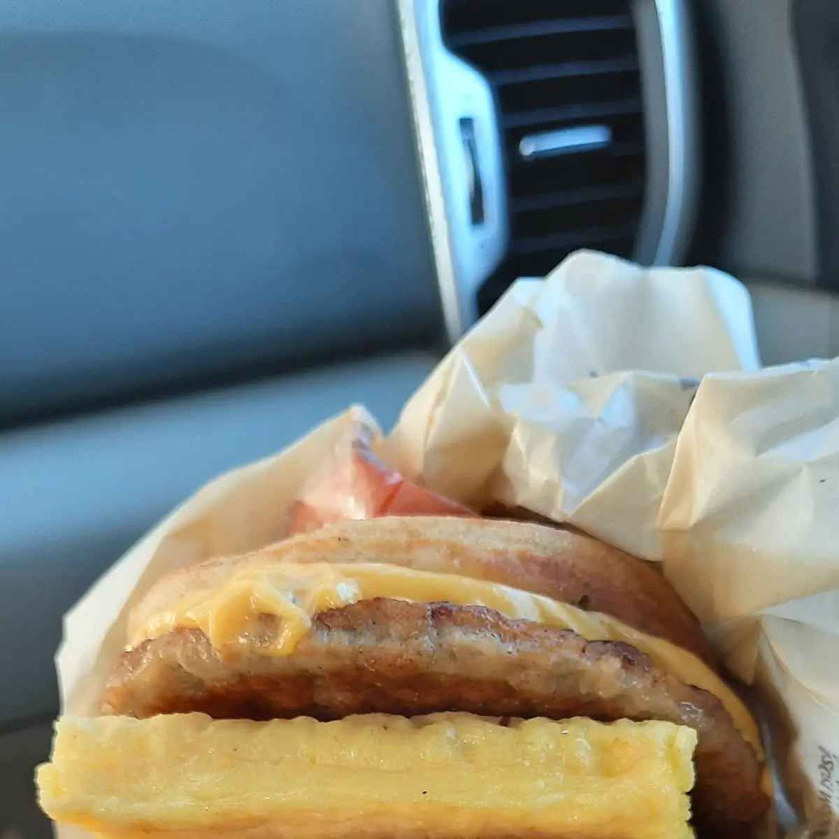 Sausage Mcmuffin with Egg and Cheese