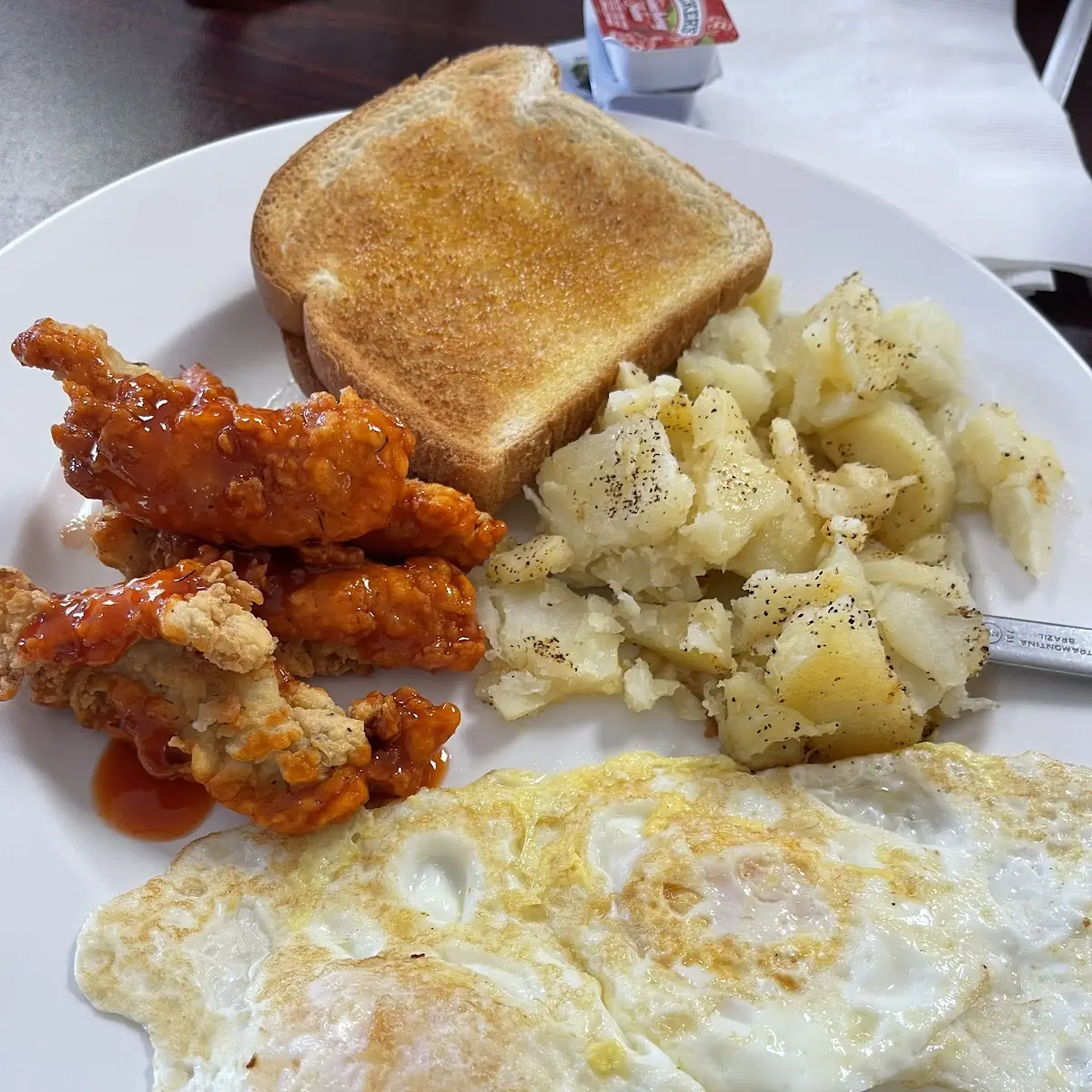 Breakfast Platter with Home Fries