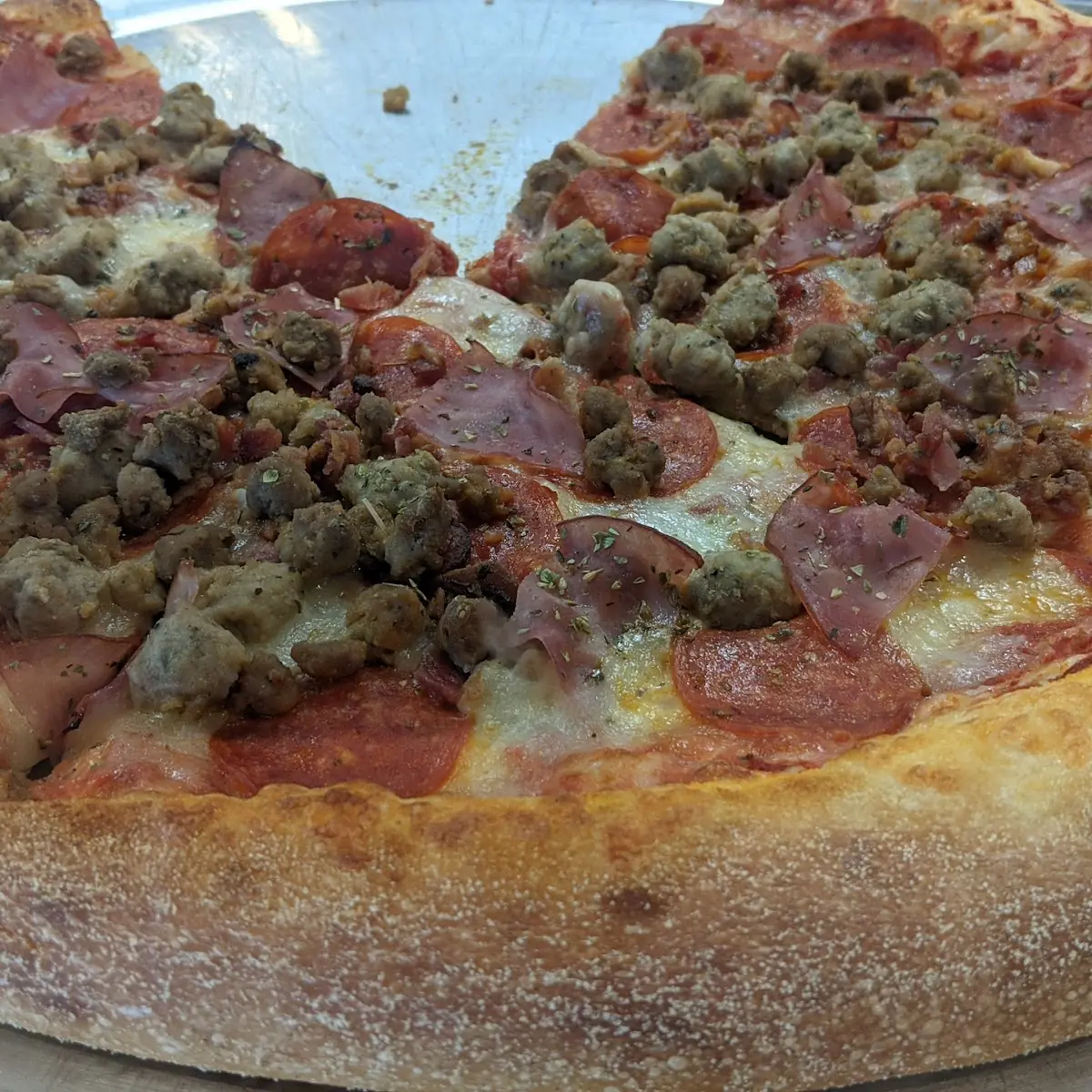 Sausage Pepperoni Pizza