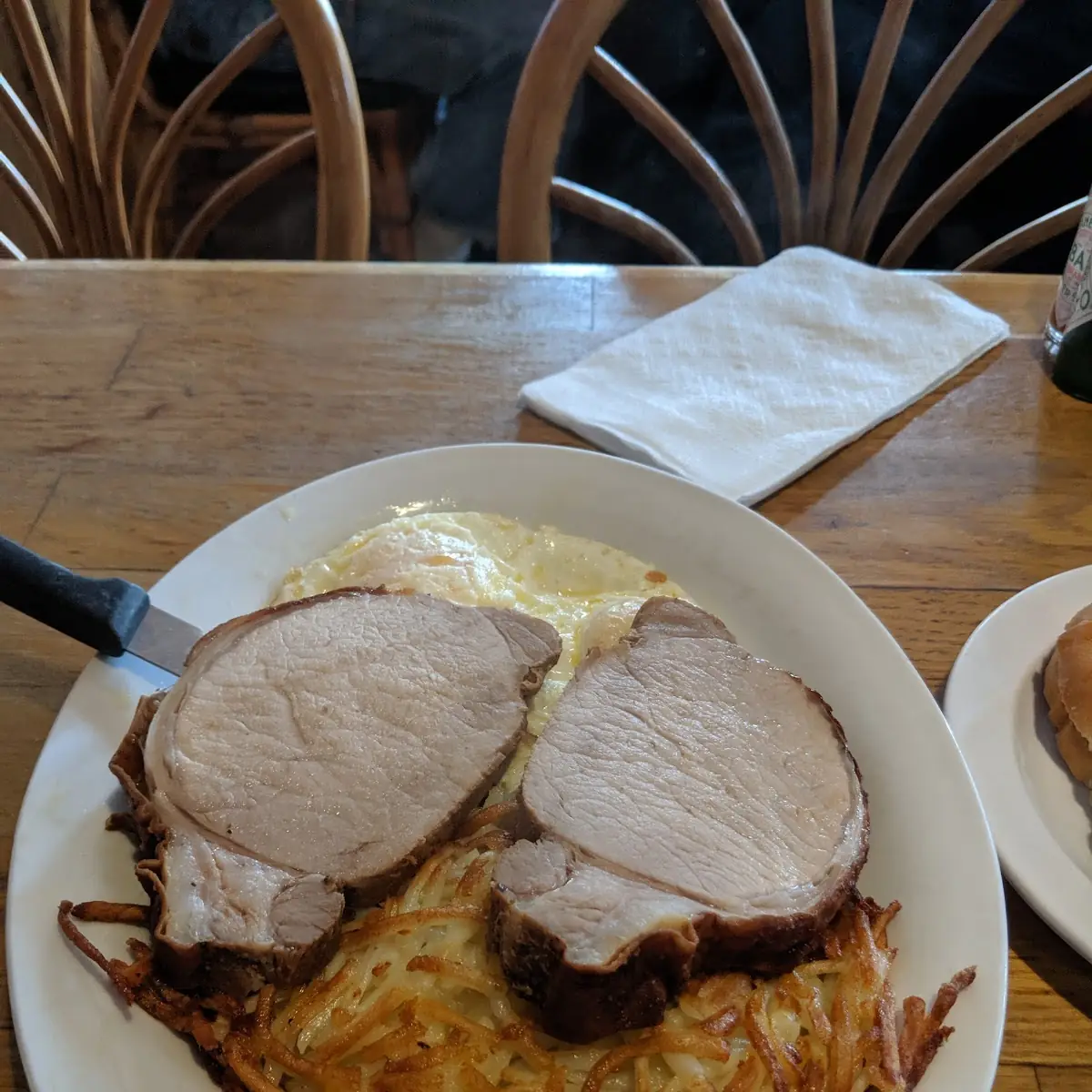 Ham Steak & Eggs
