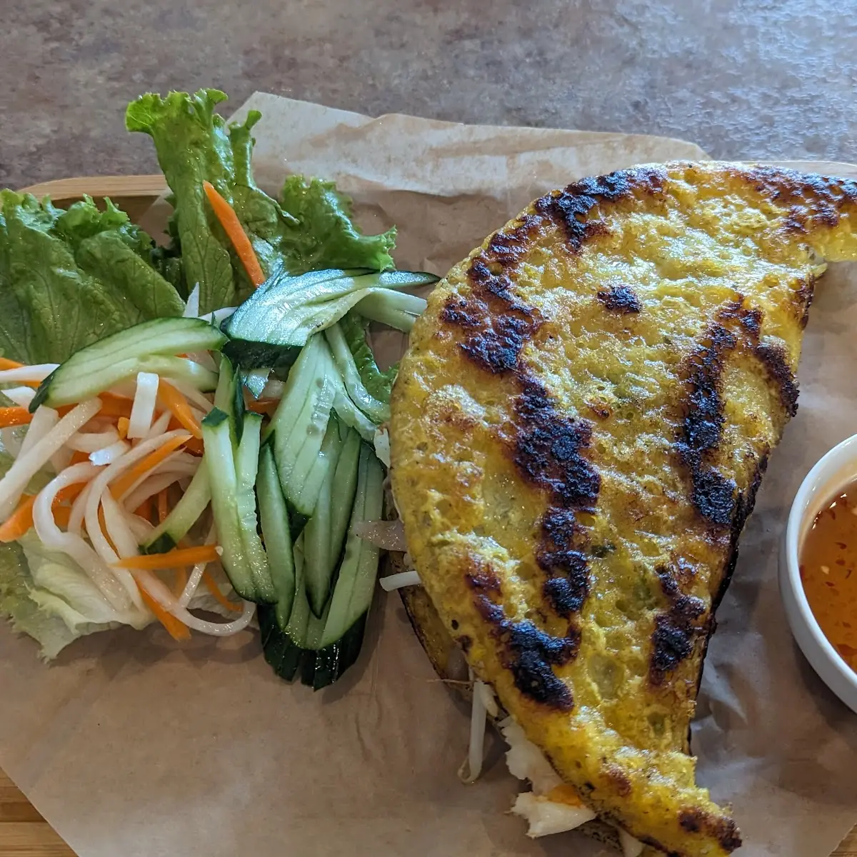 Vietnamese Crispy Pancake Banh Xeo