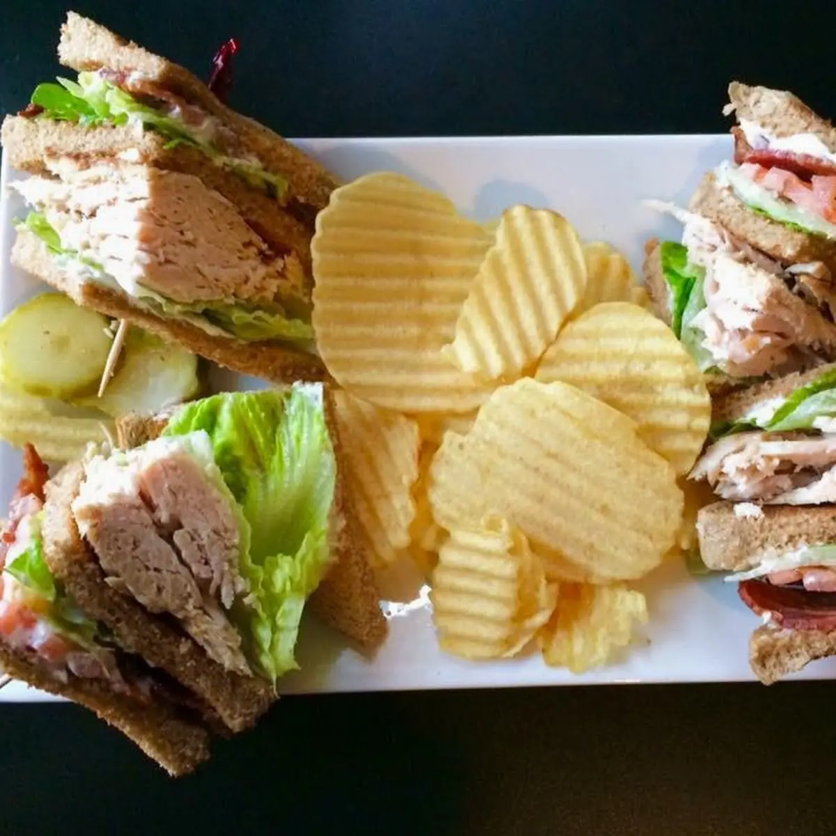 Roasted Turkey or Roast Beef Club