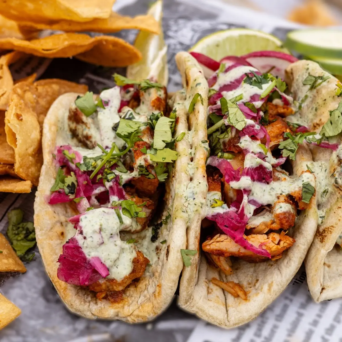 Chicken Tikka Tacos