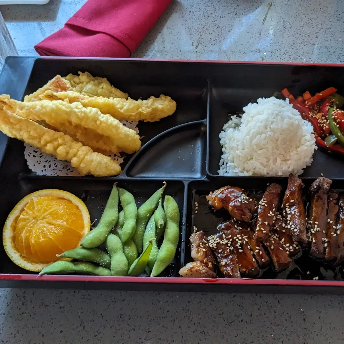 Teriyaki Beef Bento Box