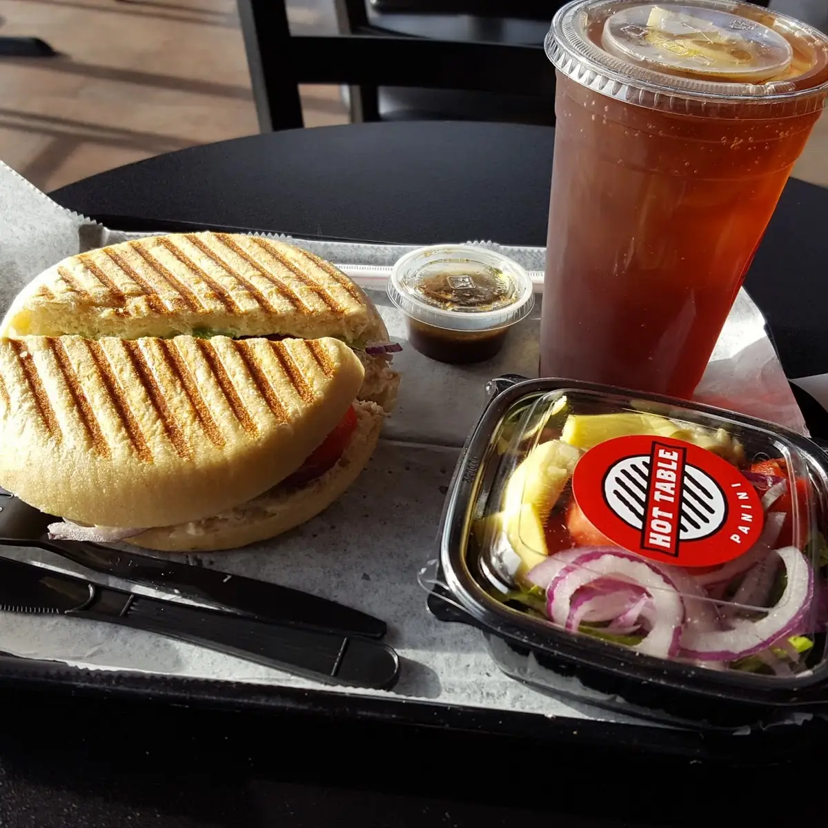 Tuna Melt with Side Salad