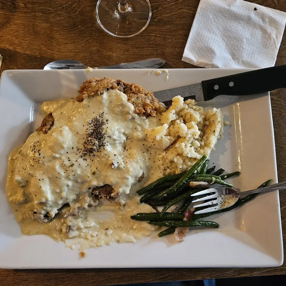 Chicken Fried Steak with Jalapeno Gravy