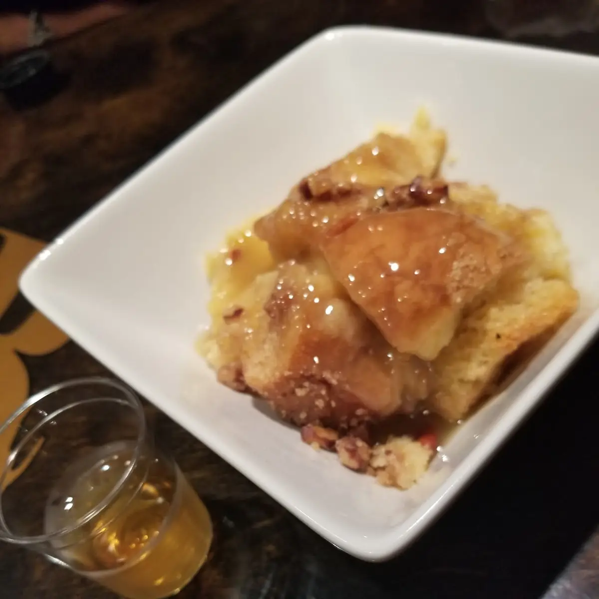 Whiskey Glazed Bread Pudding