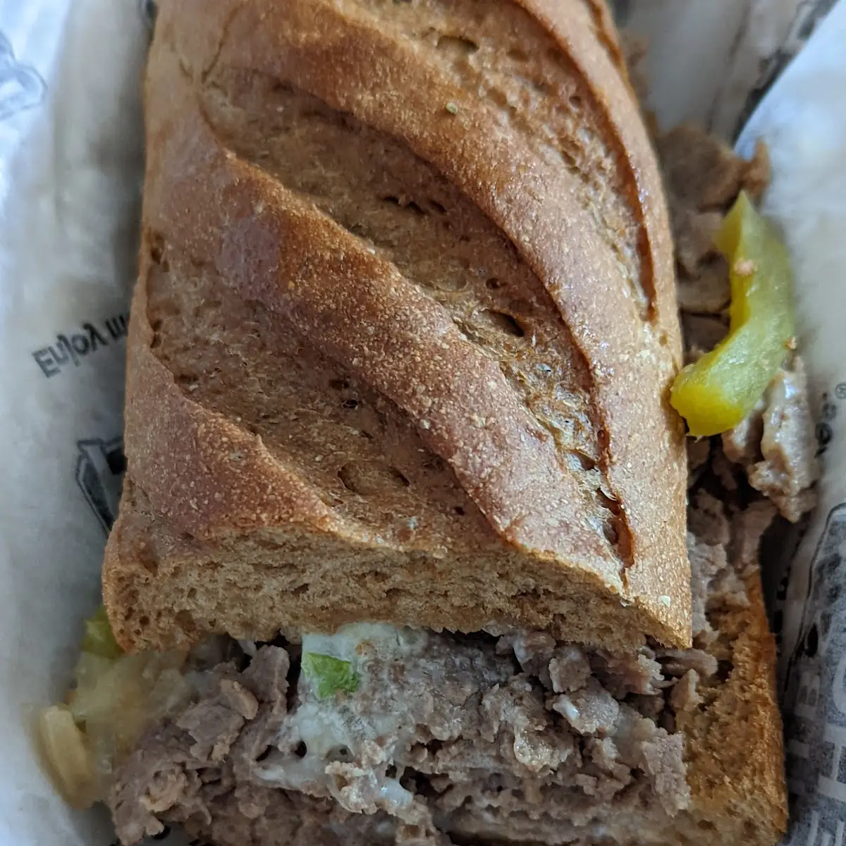 Cheese Steak on Wheat
