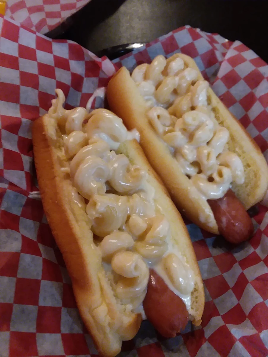 Mac and Cheese Hotdog