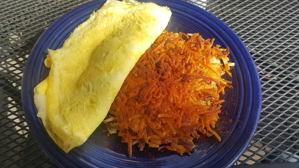 Omelette with Hash Browns
