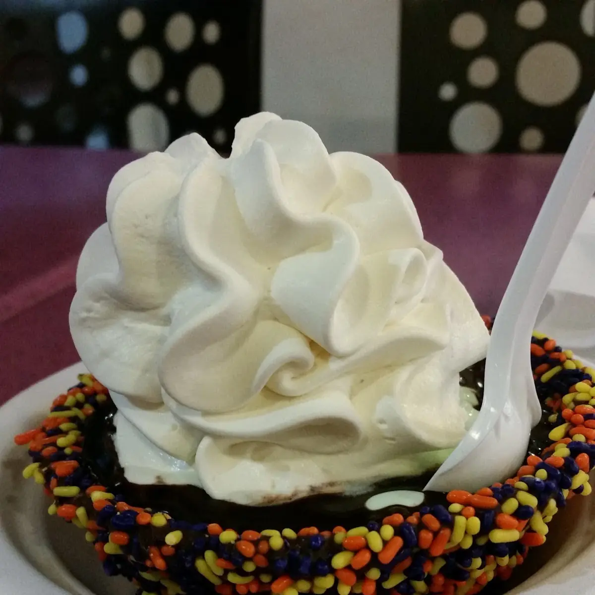 Hot Fudge Sundae in a Dipped Waffle Bowl