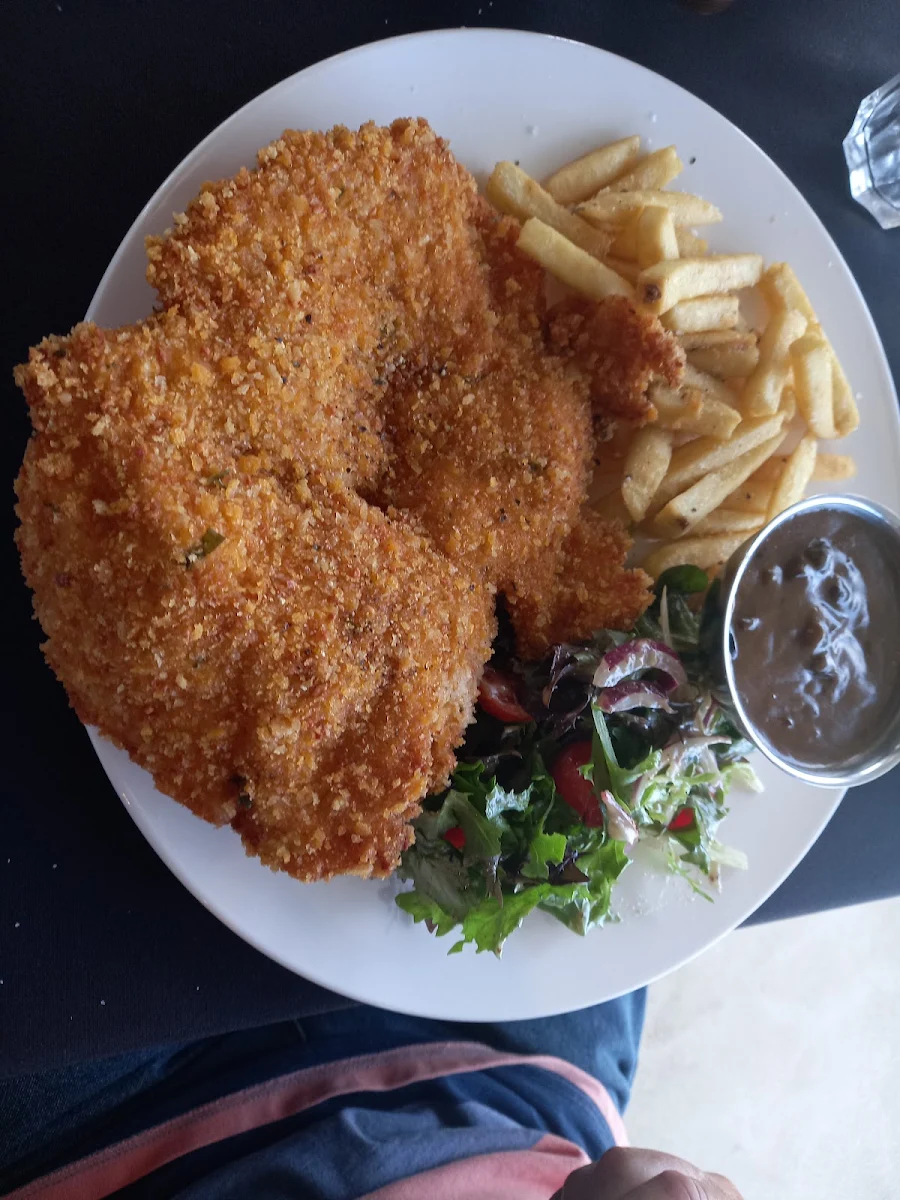 Chicken Schnitzel, The Range Restaurant at Mount Compass