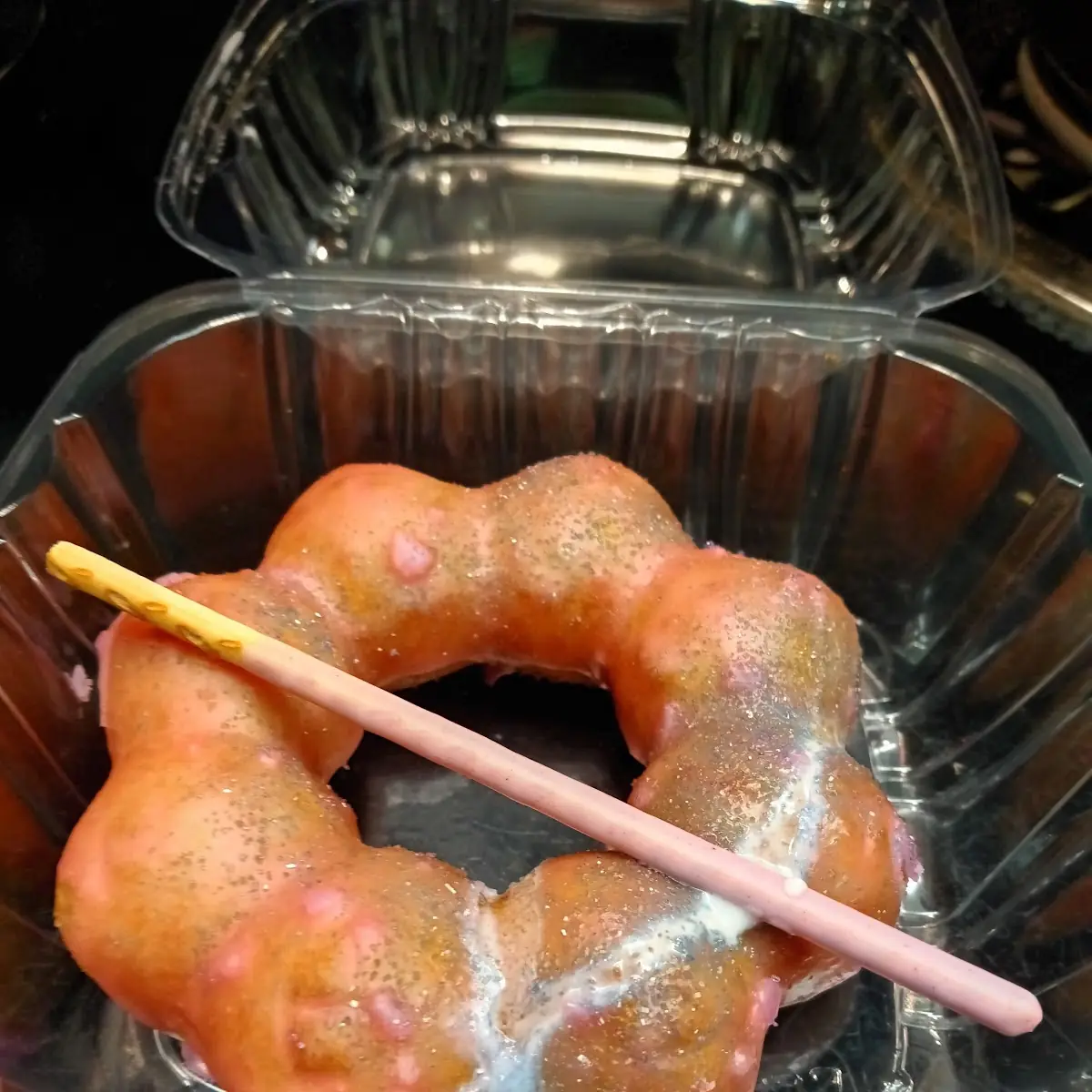 Strawberry Mochi Donut