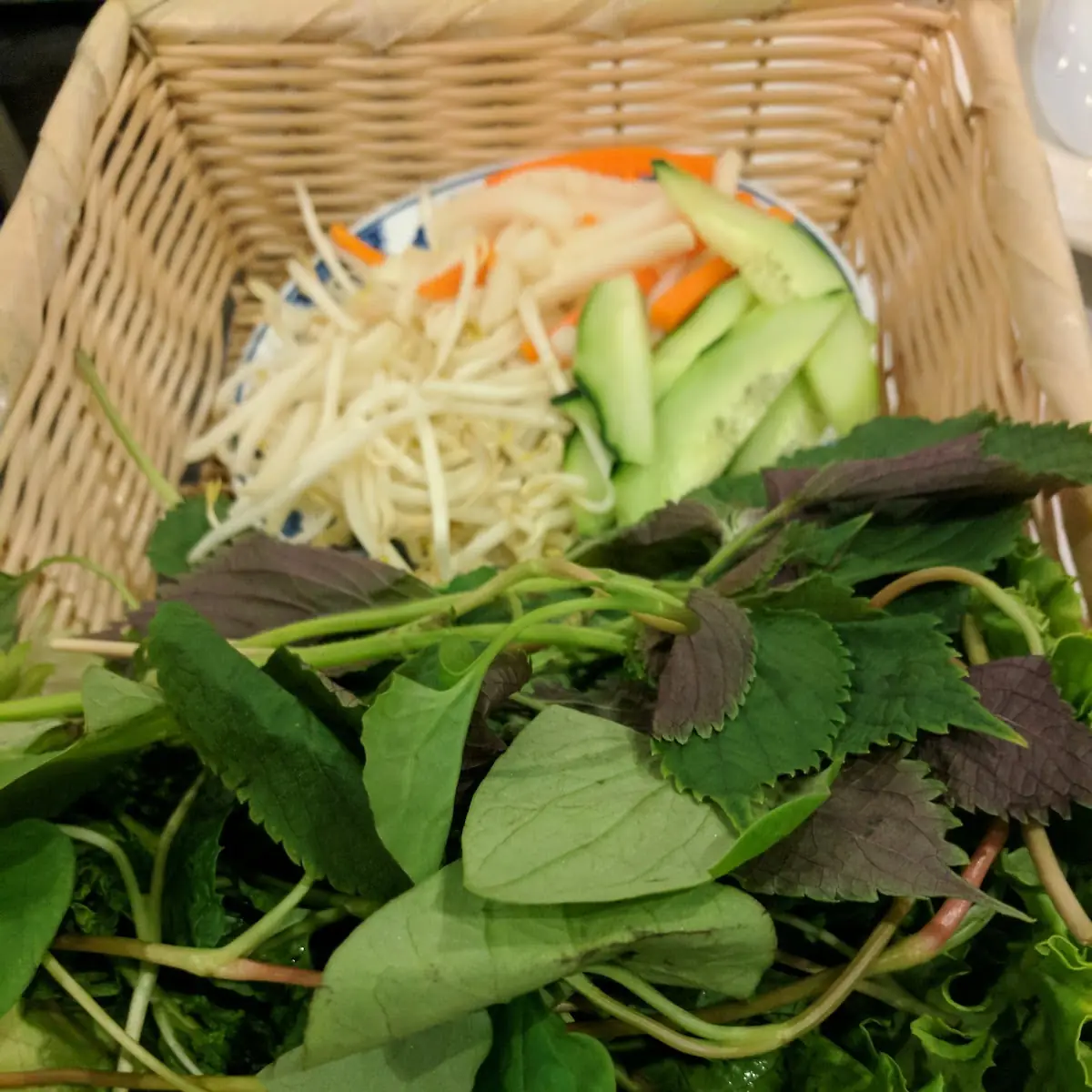 Rau Song Vegetable Plate