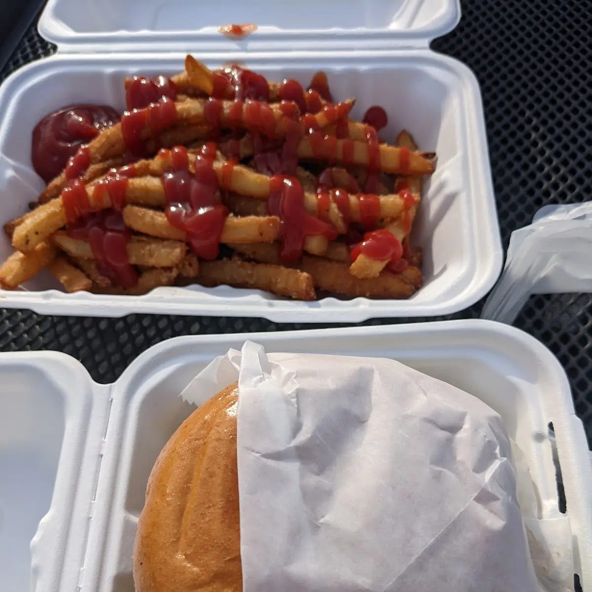 Bacon Cheeseburger with Fries