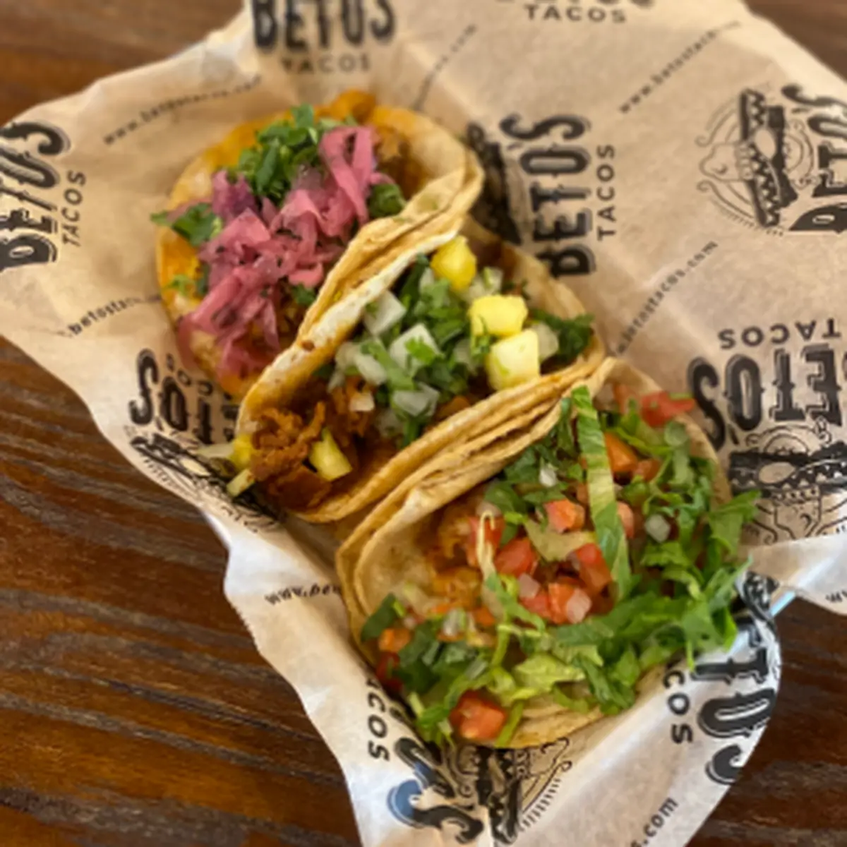 Two Street Tacos with Cilantro